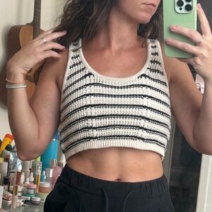 Pacsun crochet beachy tank size small